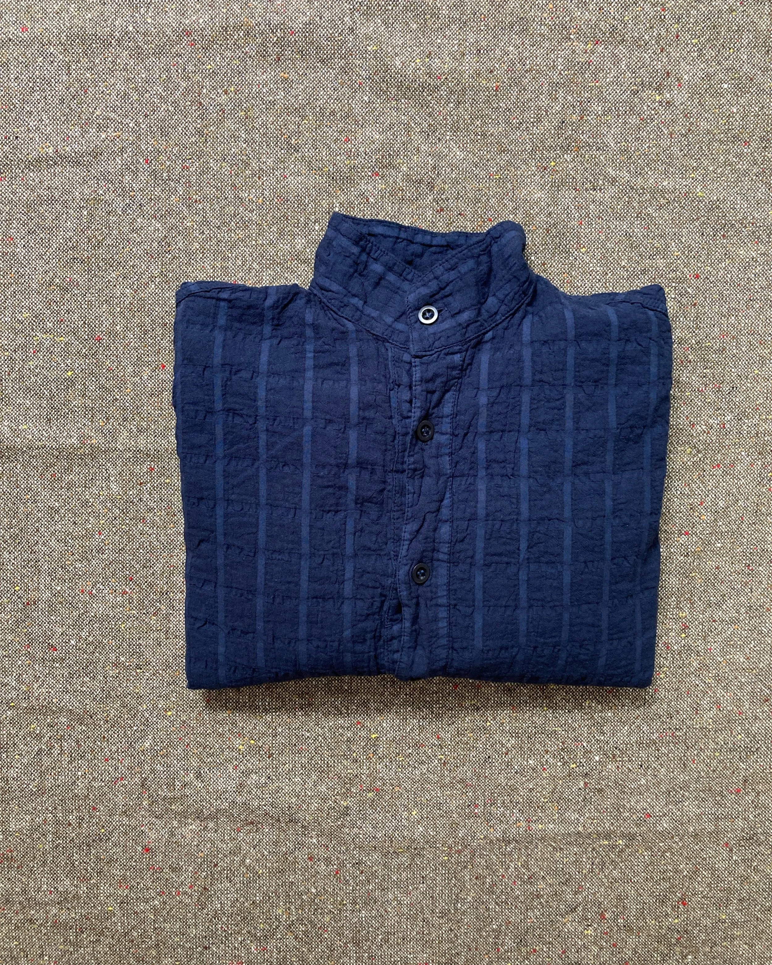 Tender Co. 468 Flipped Collar Shirt Hadal Blue — Nubes Shop